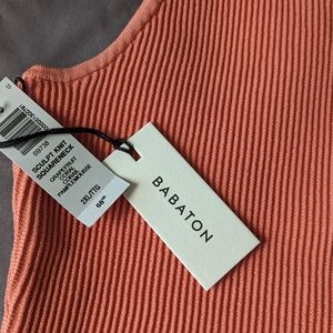 Babaton (Aritizia) Sculpt Knit Square neck Tank